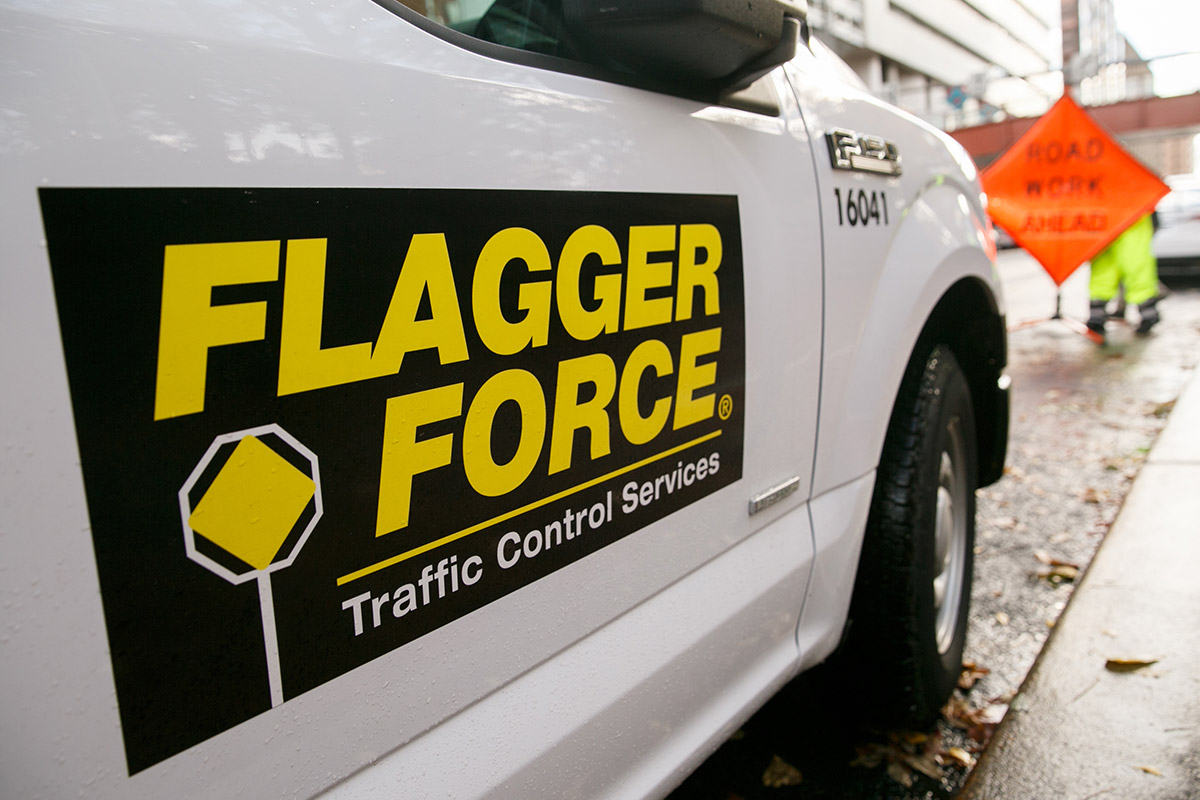 close-up-of-truck-with-flagger-force-logo