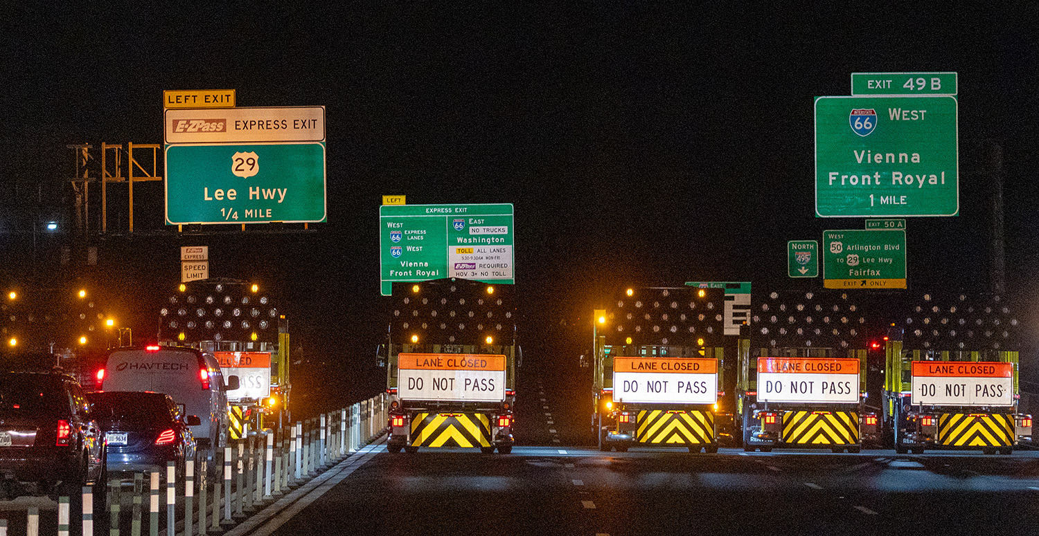 Flagger Force crew working highway traffic control