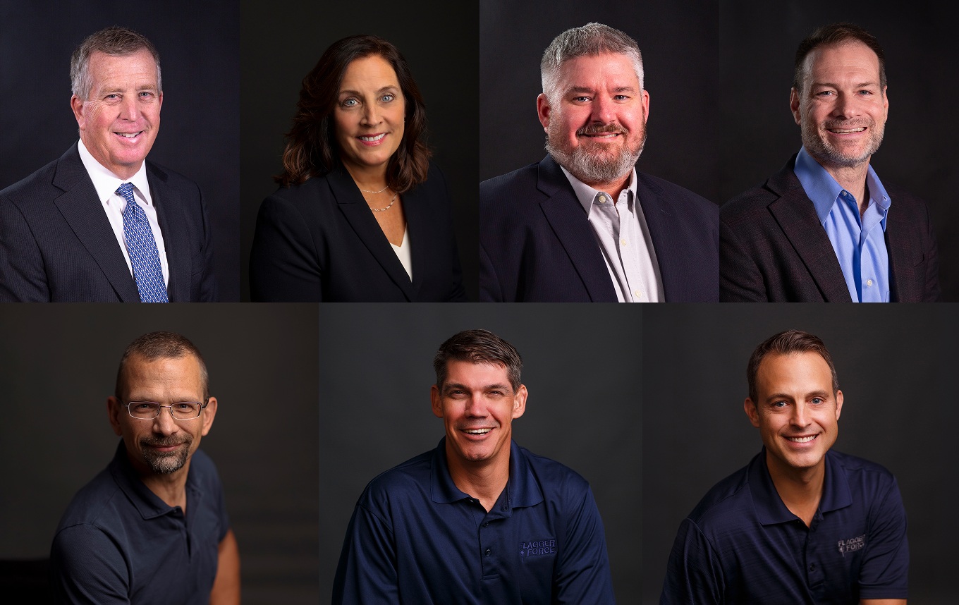 Photos of the Flagger Force leadership team