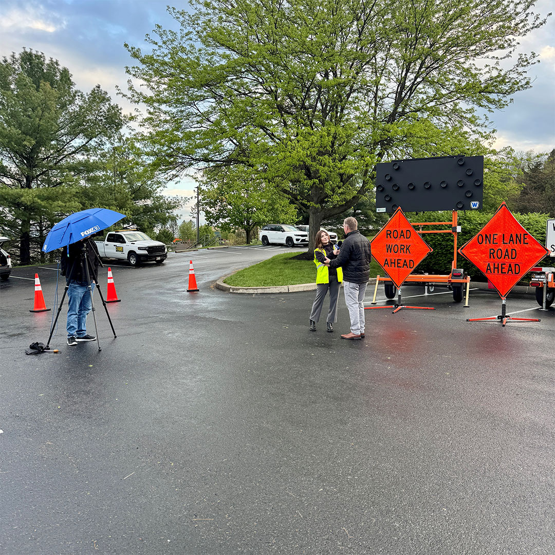 Mike Doner Speaks with FOX43 News to Highlight the Importance of Driver Attentiveness in Work Zones